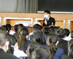 小野田高校「人づくり講演会」